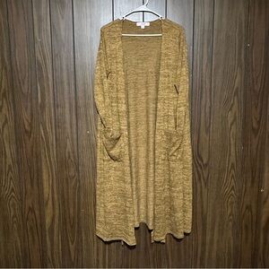 LuLaRoe Women's Long Brown Cardigan Sweater